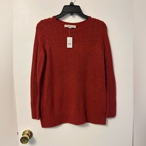 LOFT rust colored sweater size XS NWT